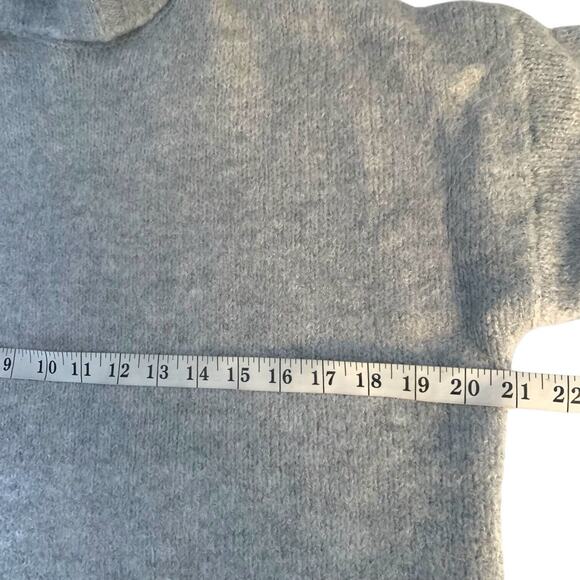 NWT Vero Moda Sweater Blouse Women's X-Small Gray Roll Neck Long Sleeve - Picture 8 of 9